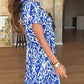 Lässiges Damenkleid mit Print und A-Linien-Schnitt