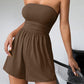 Bequemer und stilvoller trägerloser Jumpsuit