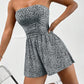 Bequemer und stilvoller trägerloser Jumpsuit