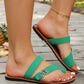 Damen-Sandalen, rutschfest, flach