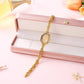 Damenuhr im Vintage-Stil mit ovalem Armband