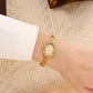 Damenuhr im Vintage-Stil mit ovalem Armband