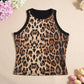 Sequin Rundhalsausschnitt Slim Fit Tanktop