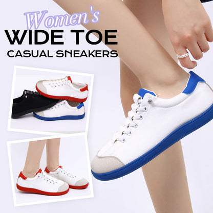 Breite Zehenbereich Casual Sneakers für Damen