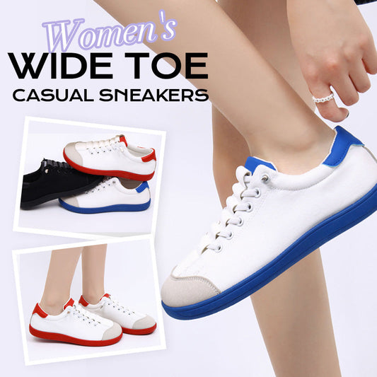 Breite Zehenbereich Casual Sneakers für Damen