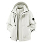 Unisex🏔️3-in-1 wind- und wasserdichte Outdoor-Jacke –👍isoliertes Futter und abnehmbare Kapuze!
