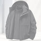 Unisex🏔️3-in-1 wind- und wasserdichte Outdoor-Jacke –👍isoliertes Futter und abnehmbare Kapuze!