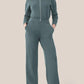🔥AirEase Weitbein Jumpsuit-👏4-Wege-Stretch, Frontreißverschluss und praktische Taschen!