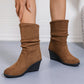 RetroLift Keilabsatz Stiefel für Damen