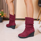 RetroLift Keilabsatz Stiefel für Damen