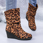 RetroLift Keilabsatz Stiefel für Damen