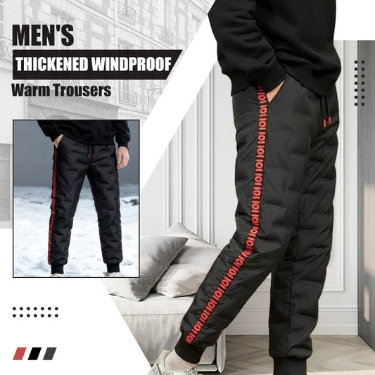 Dicke, winddichte, warme Herrenhose