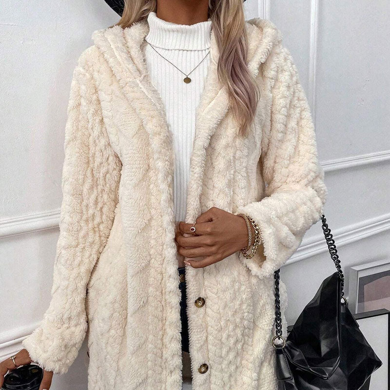 ⏳Limited-time offer: 50% off⏰Diamond-patterned women's warm hooded outerwear🎁