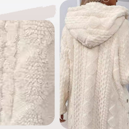 ⏳Limited-time offer: 50% off⏰Diamond-patterned women's warm hooded outerwear🎁