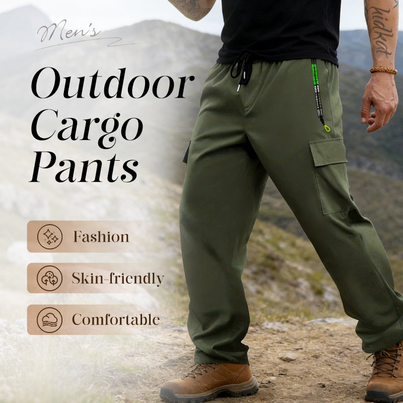 📢📢50% OFF !!!⏰🔥Men's Outdoor Cargo Pants with Multi-Pockets