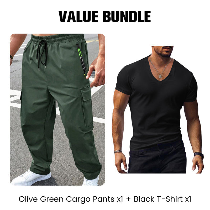 📢📢50% OFF !!!⏰🔥Men's Outdoor Cargo Pants with Multi-Pockets