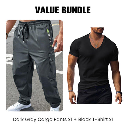 📢📢50% OFF !!!⏰🔥Men's Outdoor Cargo Pants with Multi-Pockets