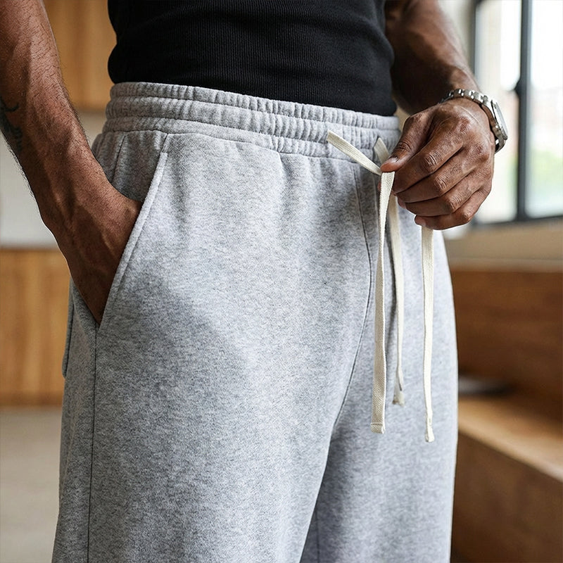 Men's pants with drawstring for casual comfort