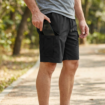👖49% OFF NOW🔥Men's Casual Cargo Shorts with Elastic Waist