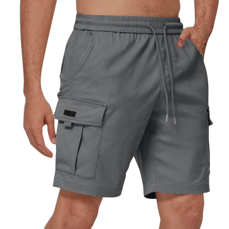 👖49% OFF NOW🔥Men's Casual Cargo Shorts with Elastic Waist