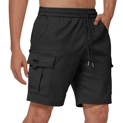 👖49% OFF NOW🔥Men's Casual Cargo Shorts with Elastic Waist