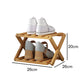 📢📢50% OFF !! ⏰Durable Foldable Bamboo Shoe Rack