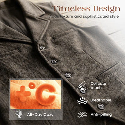 📢📢49% OFF!! ⏰💥Men's Slim Fit Casual Business Vest