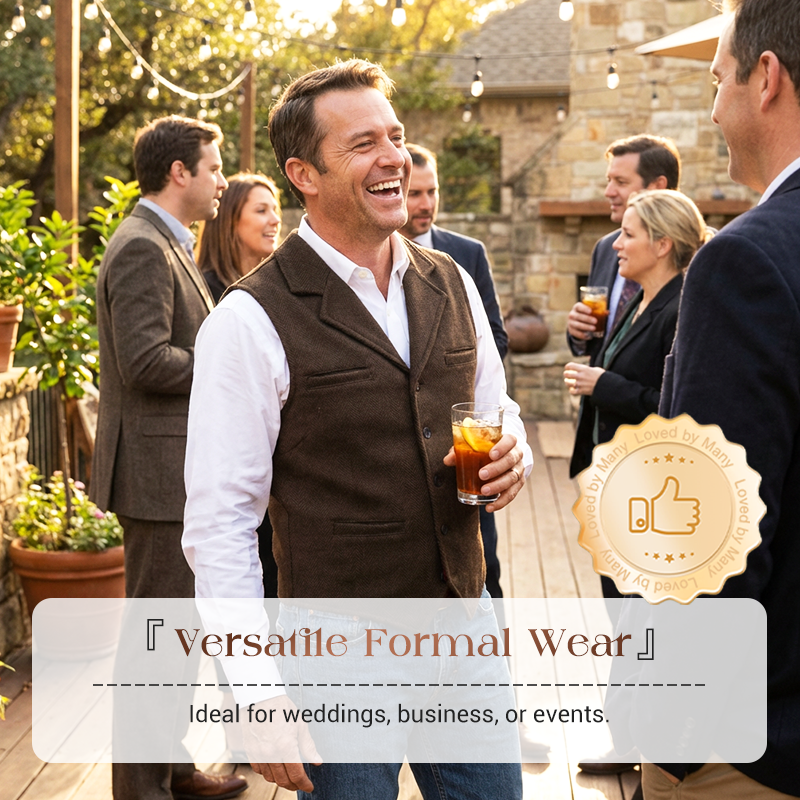 📢📢49% OFF!! ⏰💥Men's Slim Fit Casual Business Vest
