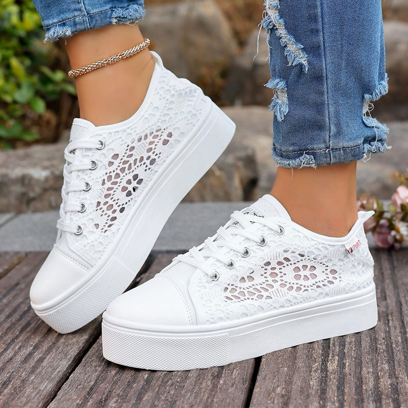 🔥LAST DAY⚡50K+ SOLD!🎁Women's Breathable Mesh Platform Sneakers
