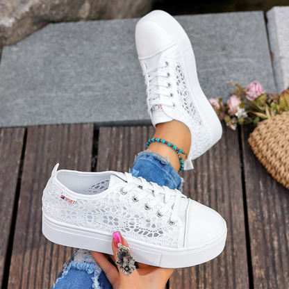 🔥LAST DAY⚡50K+ SOLD!🎁Women's Breathable Mesh Platform Sneakers