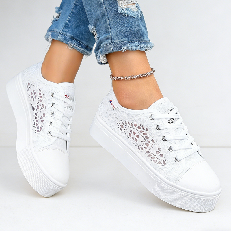 🔥LAST DAY⚡50K+ SOLD!🎁Women's Breathable Mesh Platform Sneakers