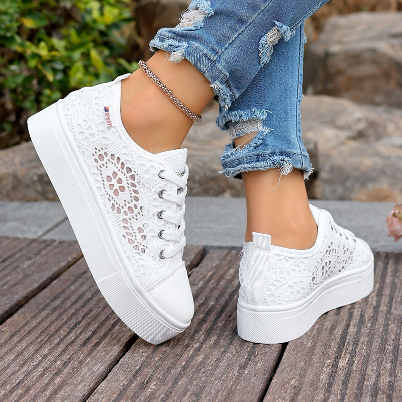 🔥LAST DAY⚡50K+ SOLD!🎁Women's Breathable Mesh Platform Sneakers