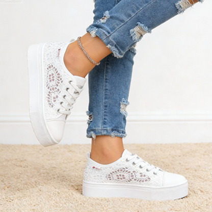 🔥LAST DAY⚡50K+ SOLD!🎁Women's Breathable Mesh Platform Sneakers