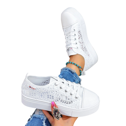 🔥LAST DAY⚡50K+ SOLD!🎁Women's Breathable Mesh Platform Sneakers