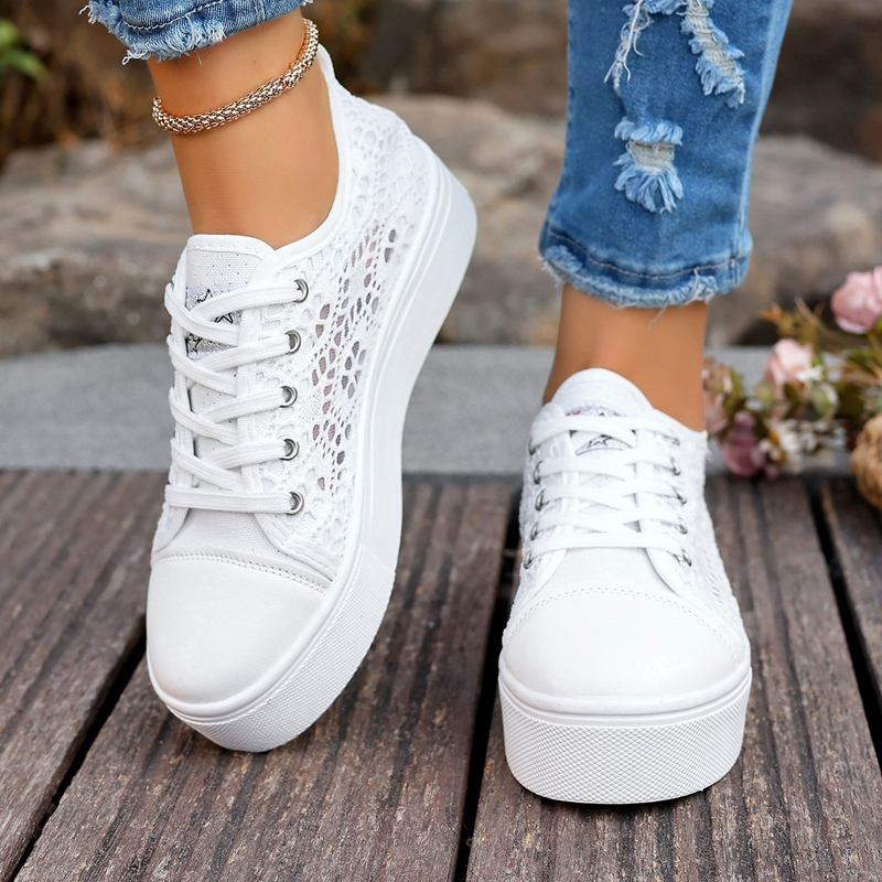 🔥LAST DAY⚡50K+ SOLD!🎁Women's Breathable Mesh Platform Sneakers
