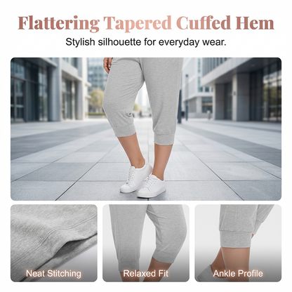 Women's Casual Capri Pants with Pockets