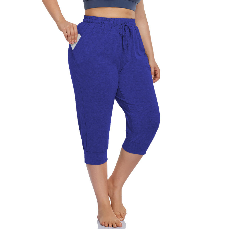 Women's Casual Capri Pants with Pockets