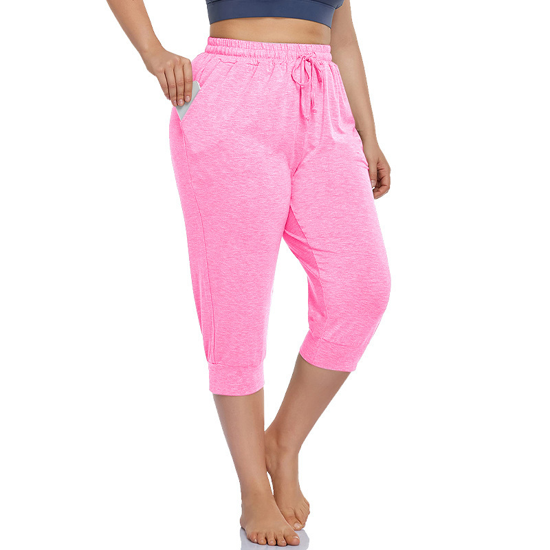 Women's Casual Capri Pants with Pockets