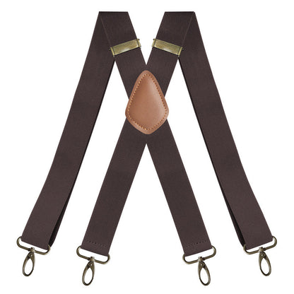 📢LAST DAY BUY 2 GET 1 FREE!⏰Men's X-Back Suspenders with Hook Clips