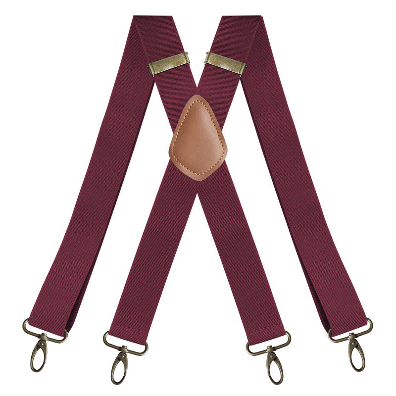 📢LAST DAY BUY 2 GET 1 FREE!⏰Men's X-Back Suspenders with Hook Clips