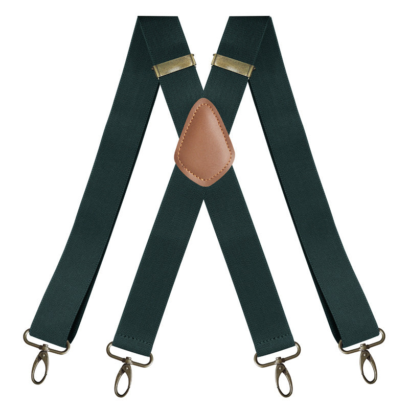 📢LAST DAY BUY 2 GET 1 FREE!⏰Men's X-Back Suspenders with Hook Clips