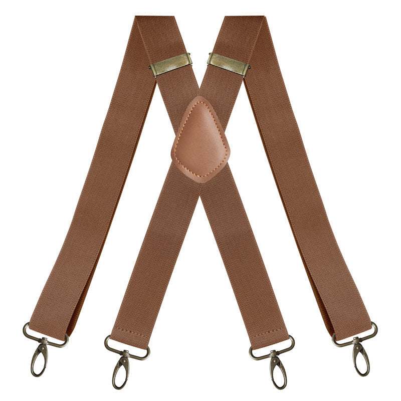 📢LAST DAY BUY 2 GET 1 FREE!⏰Men's X-Back Suspenders with Hook Clips