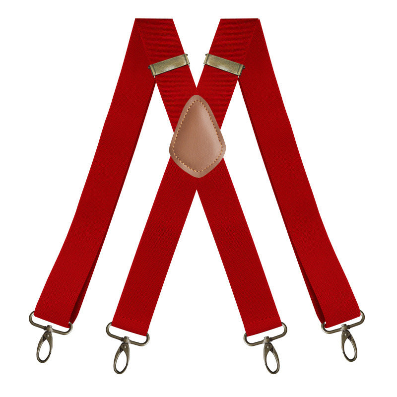 📢LAST DAY BUY 2 GET 1 FREE!⏰Men's X-Back Suspenders with Hook Clips