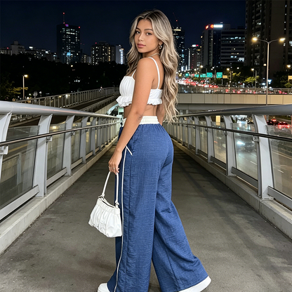 🔥👖 Women’s High-Waist Wide-Leg Pants – Comfort & Style All Day ✨