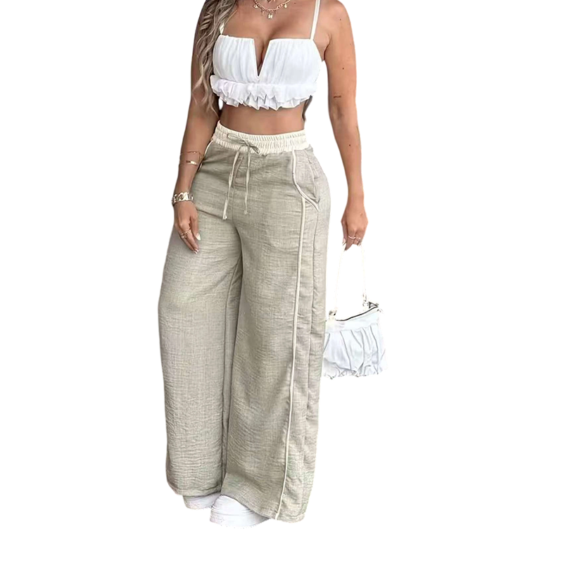 🔥👖 Women’s High-Waist Wide-Leg Pants – Comfort & Style All Day ✨