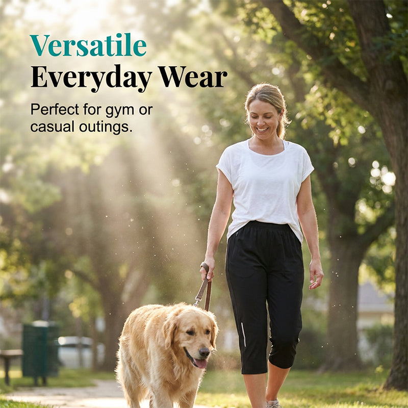 🏆👖 Summer Hot Sale 50% OFF NOW! ⏳ Women's Casual Quick-Dry Stretchy Capri Pants – Lightweight, breathable & perfect for travel, yoga or everyday wear ✨