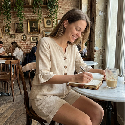 ☀️Women's Casual Soft Cotton Two-Piece Outfit – Cozy All-Match Loungewear & Daily Wear