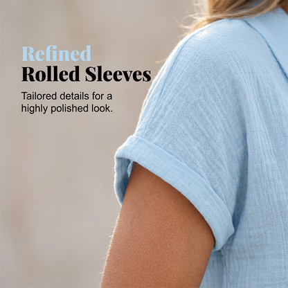 ⌛Limited-time offer-Women's Loose Fit Summer Knit Tee