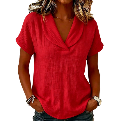 ⌛Limited-time offer-Women's Loose Fit Summer Knit Tee