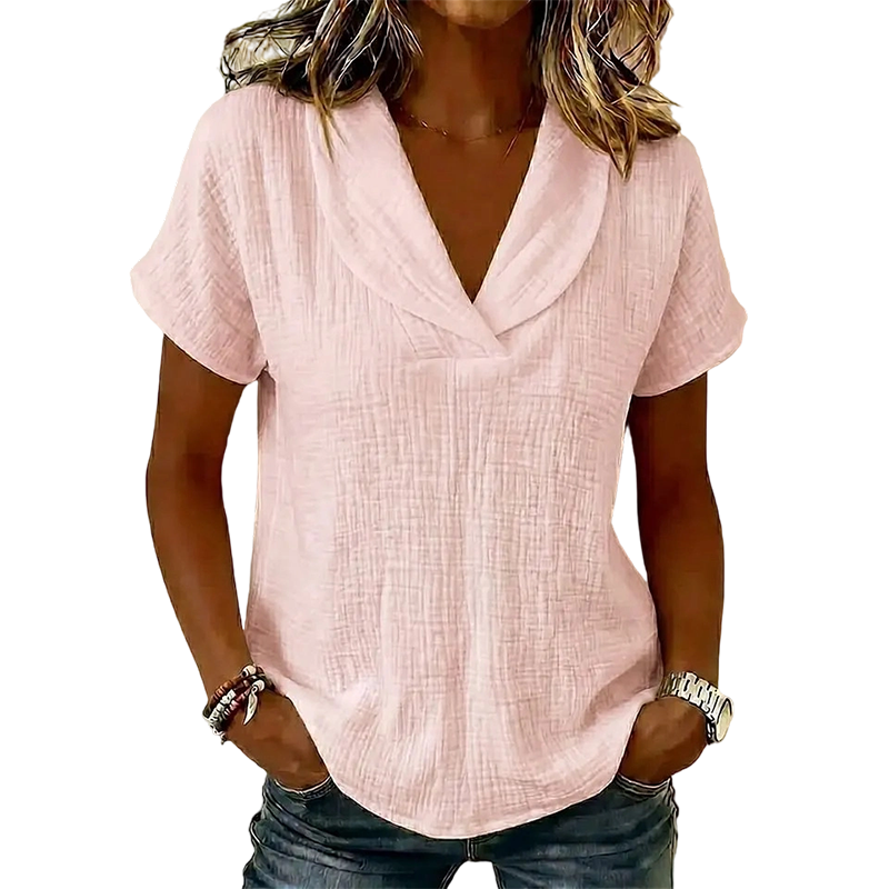 ⌛Limited-time offer-Women's Loose Fit Summer Knit Tee